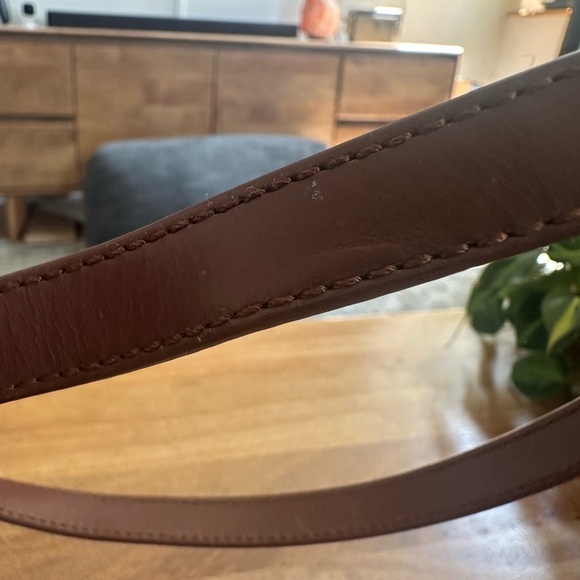 A.P.C. Farrah Small Brown Leather Top Handle Bag - Picture 7 of 10